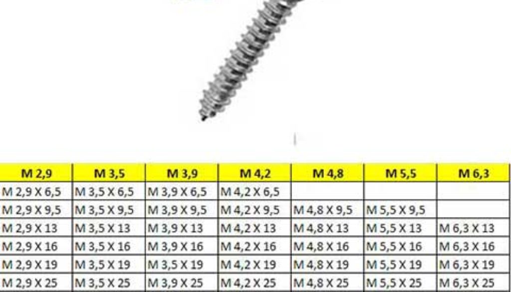 Tornillo DIN 7972-C .